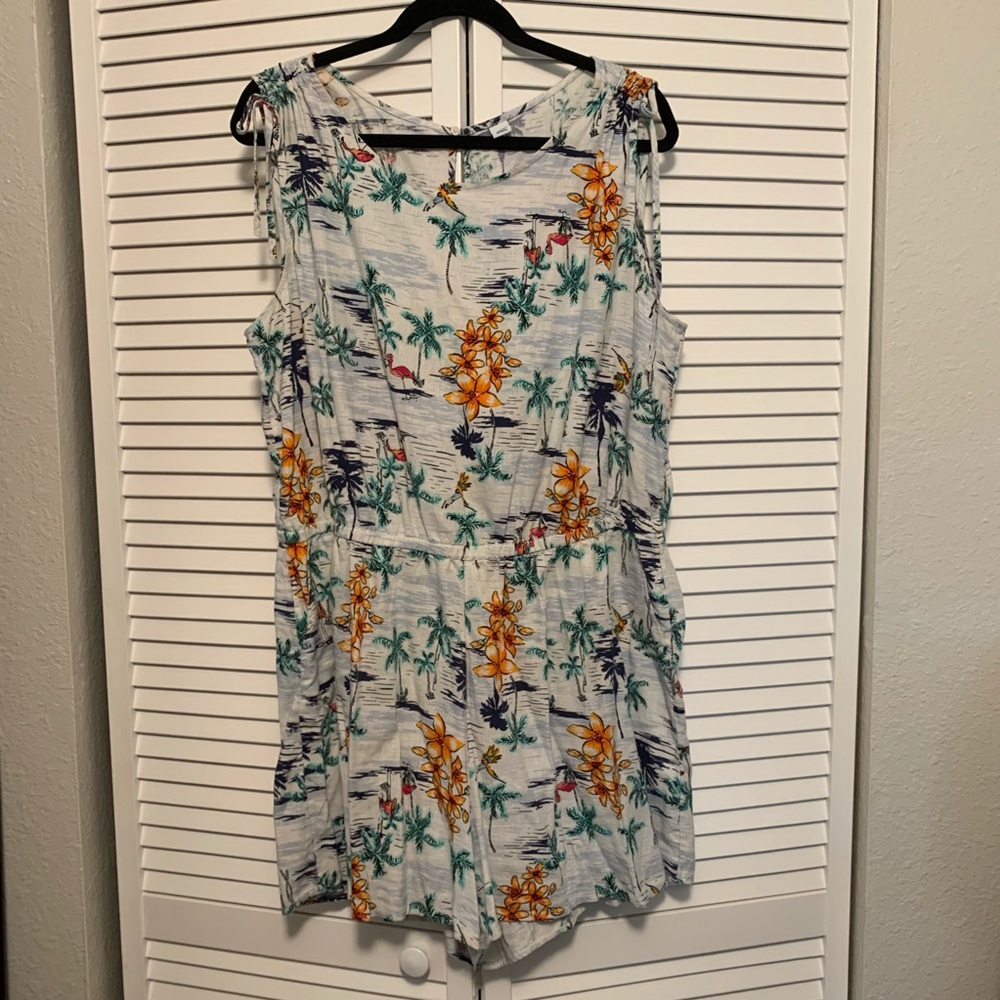 Old Navy Tropical Romper